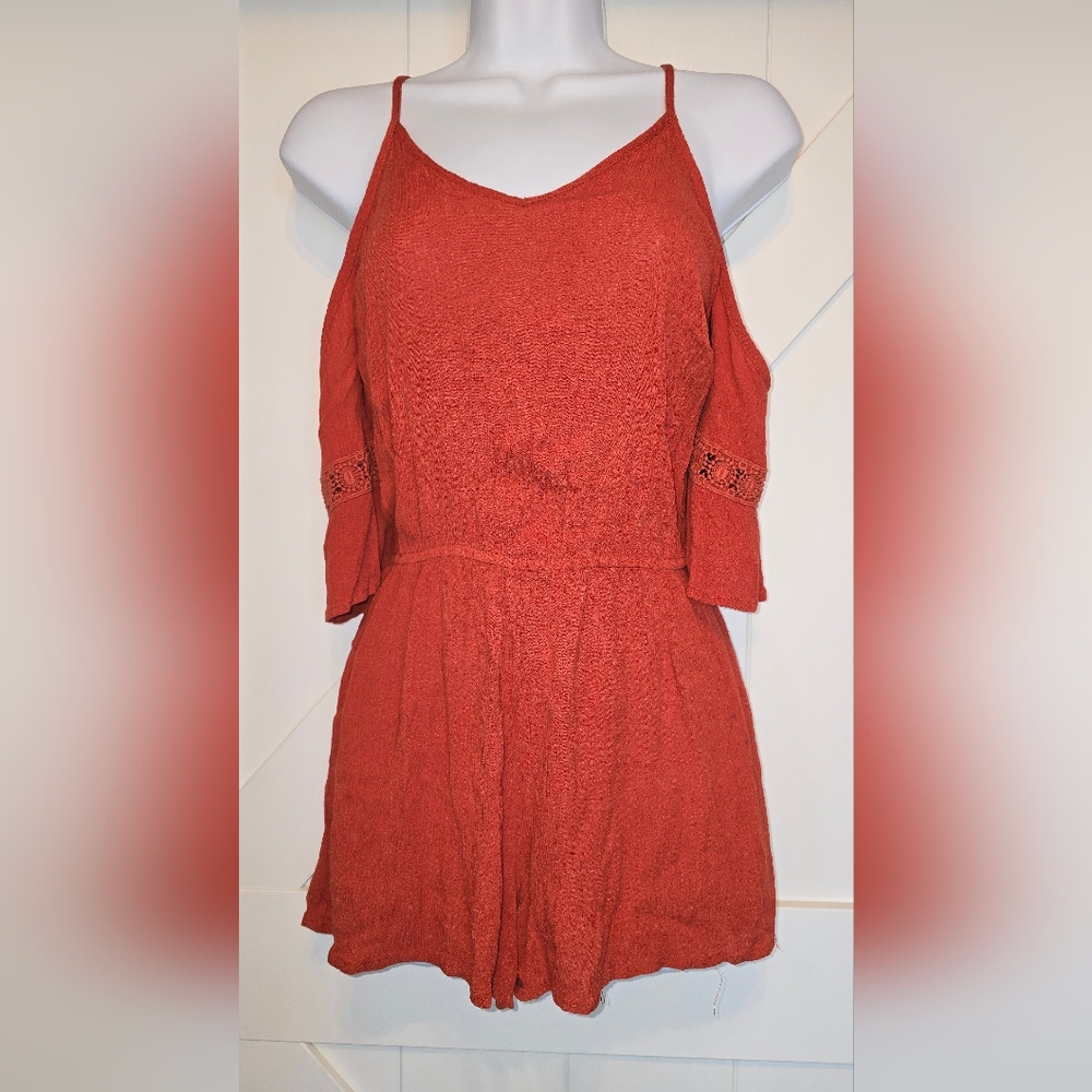 Mossimo Supply Co. Red Jumpsuit